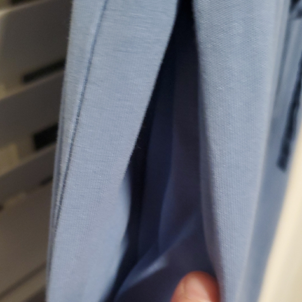 Athleta Dusty Blue V-Neck Jumpsuit - Picture 6 of 11